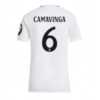 Echipament fotbal Real Madrid Eduardo Camavinga #6 Tricou Acasa 2024-25 pentru femei maneca scurta